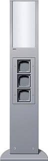 GIRA Colonnine elettriche Alluminio 134926 1 pz.