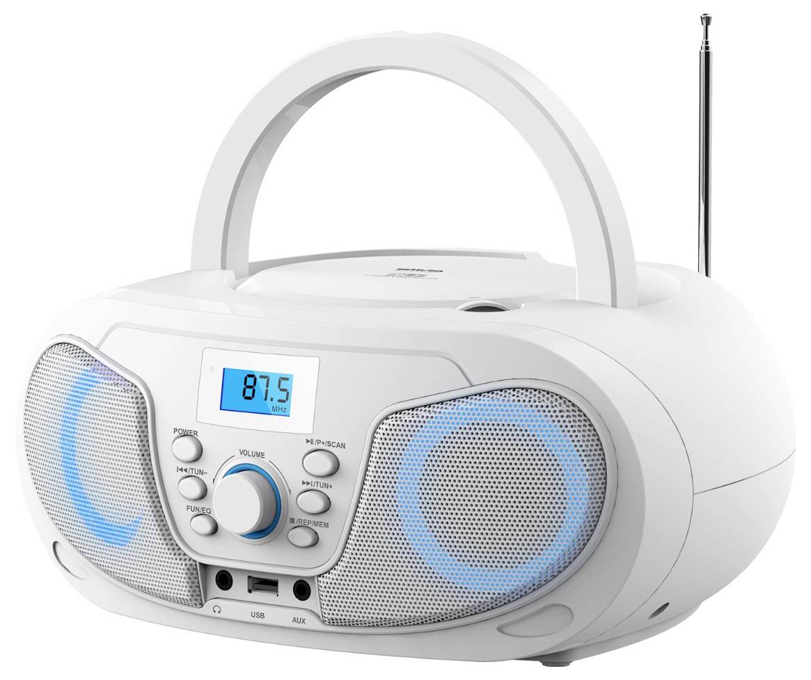 Silva Schneider MPC 25.4 USB weiß Radio CD Bianco-1