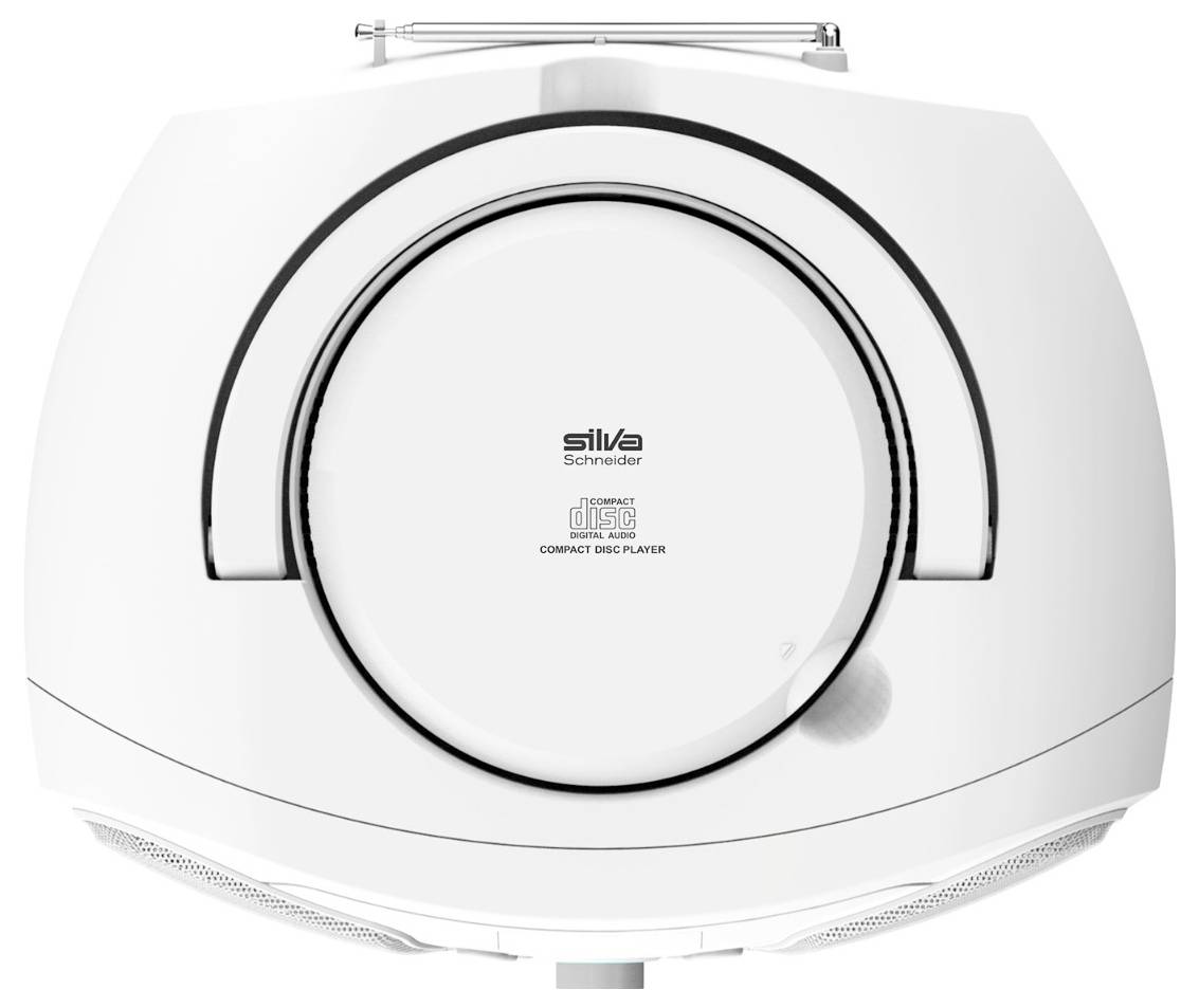 Silva Schneider MPC 25.4 USB weiß Radio CD Bianco-2