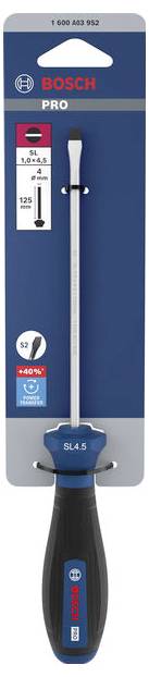 Bosch Professional 1600A039S2 Cacciavite a taglio Larghezza della lama: 4.5 mm Lunghezza della lama: 125 mm-1