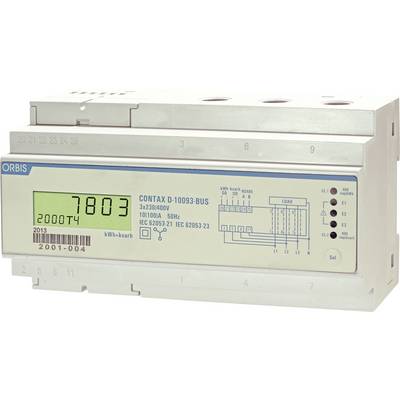 ORBIS Zeitschalttechnik kW-Zähler OB709200 Contatore corrente alternata digitale 100 A Approvazione MID: No 1 pz.-0