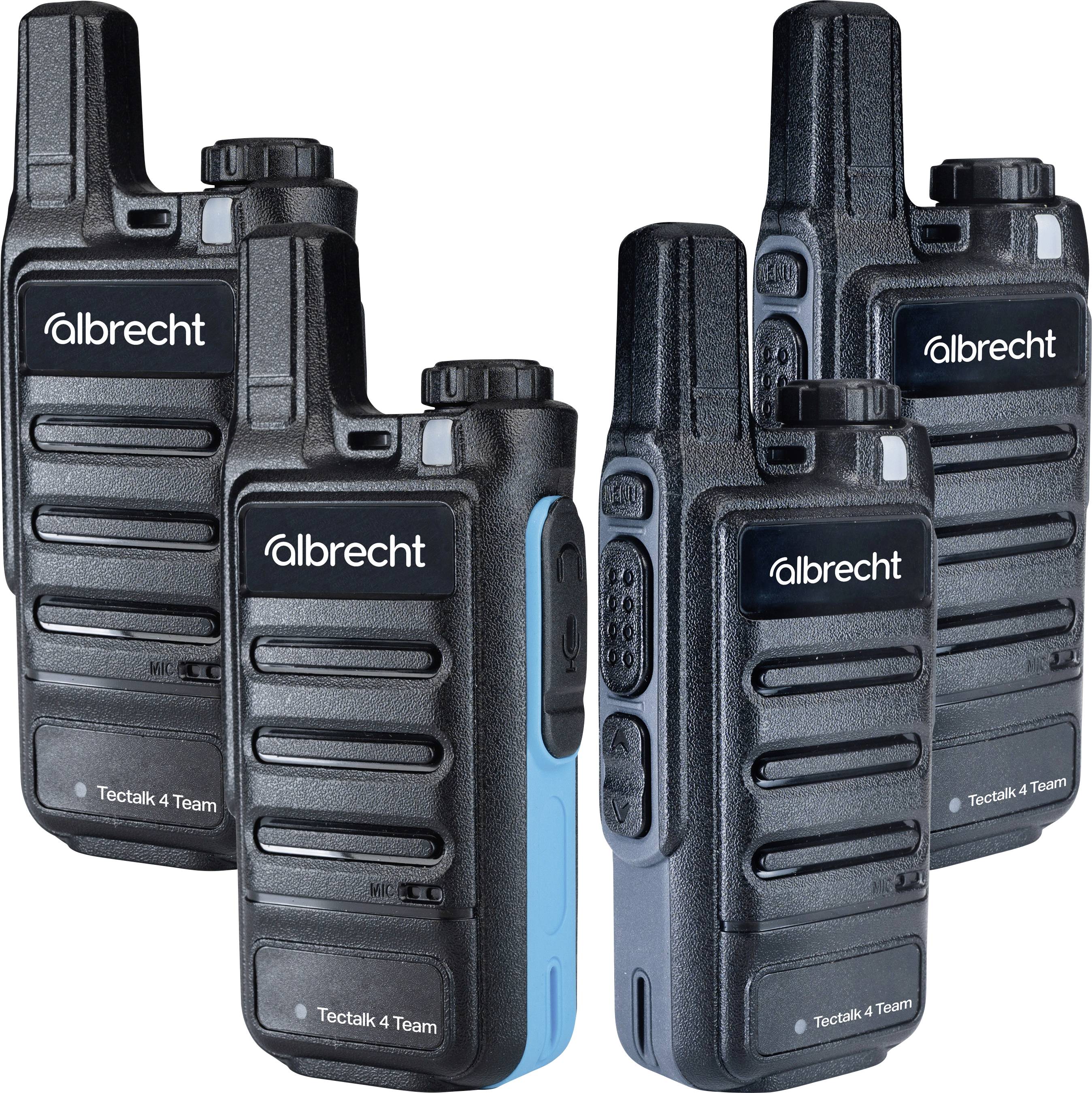 Albrecht Tectalk 4 Team 29812 Radio PMR Kit da 4