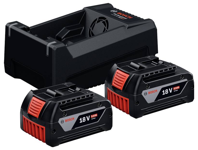 Bosch Professional 1.600.A03.CH1 2xGBA18V 5.0Ah; GAL12V/18 Batteria per elettroutensile 18 V-1