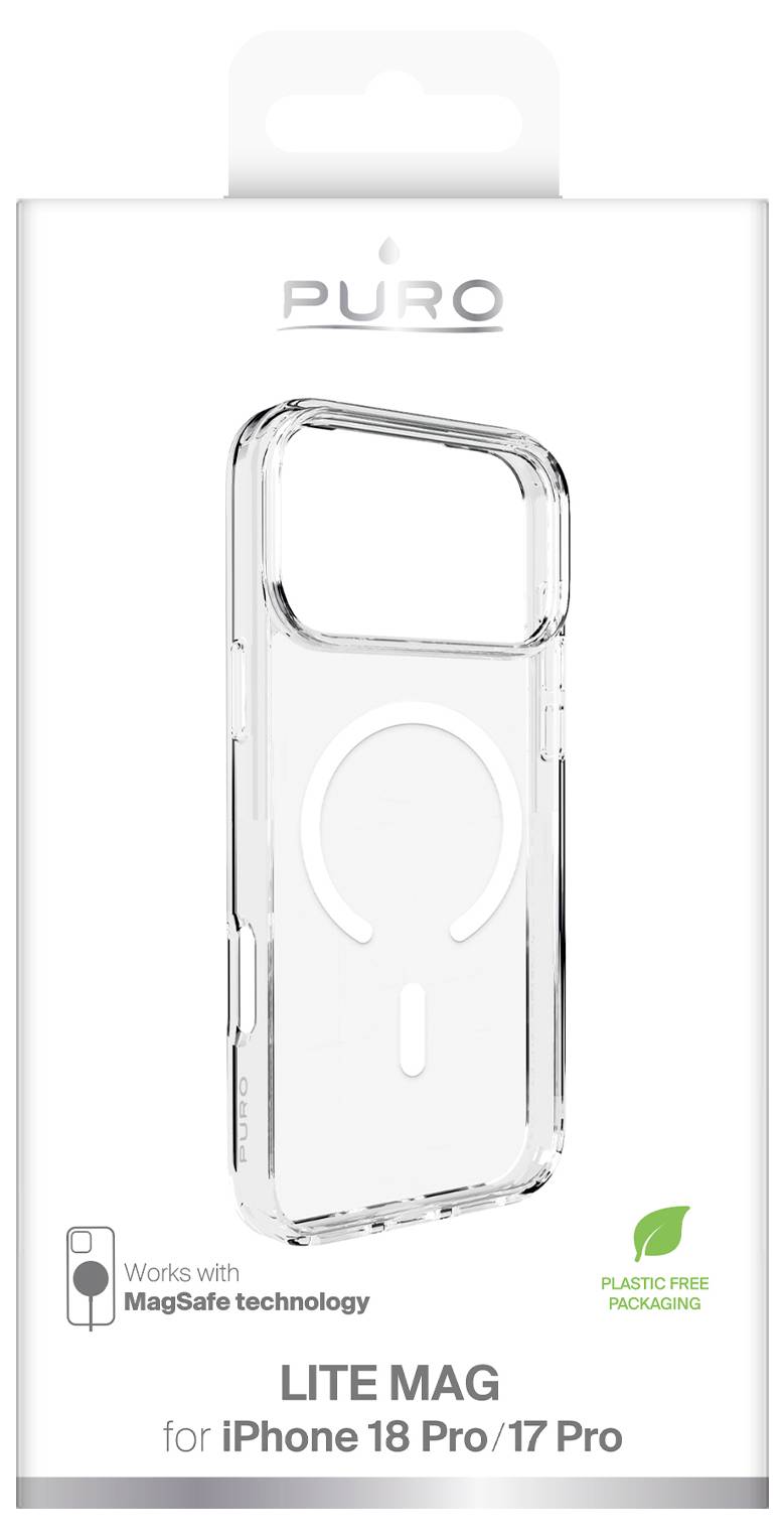 sbs mobile Lite Mag Backcover per cellulare Apple iPhone 18 Pro, iPhone 17 Pro Trasparente PUIPC18P63LITEMAGTR-1