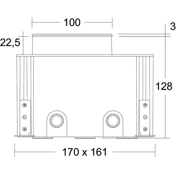 Brumberg 14685083 Lampada LED da incasso a pavimento assente LED (monocolore) 4 W Nero-3