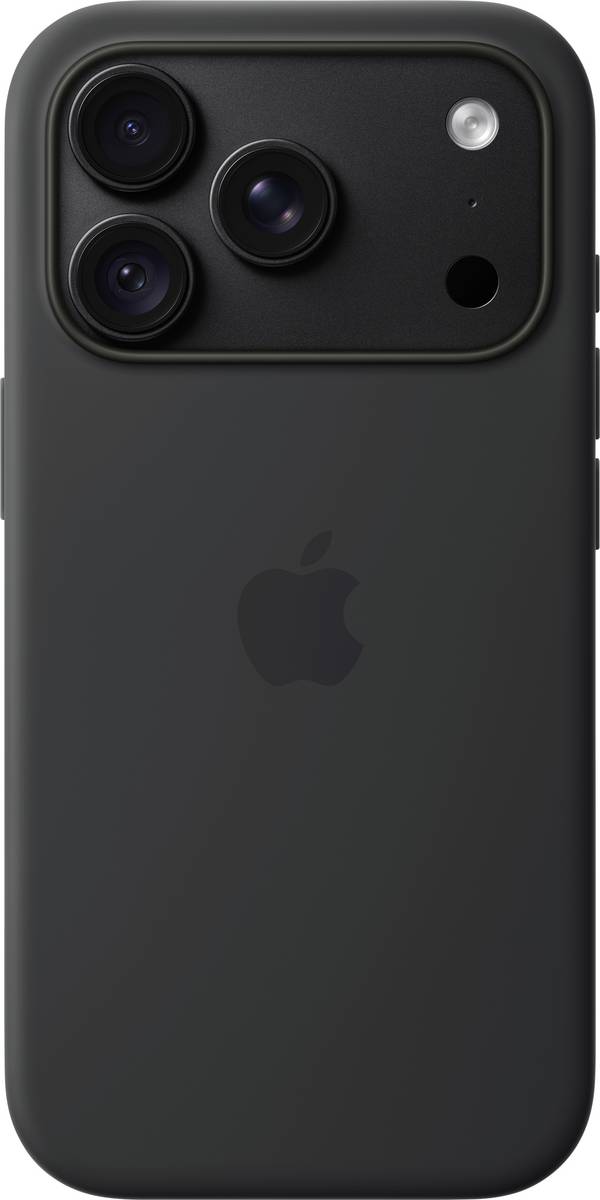 Apple Silicone Case iPhone 18 Pro Nero Compatibile con MagSafe MK8Y4ZM/A