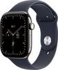 Apple Watch Series 12 GPS + Cellular 46 mm Alloggiamento in titanio Cinturino sport Navy-Blu S/M