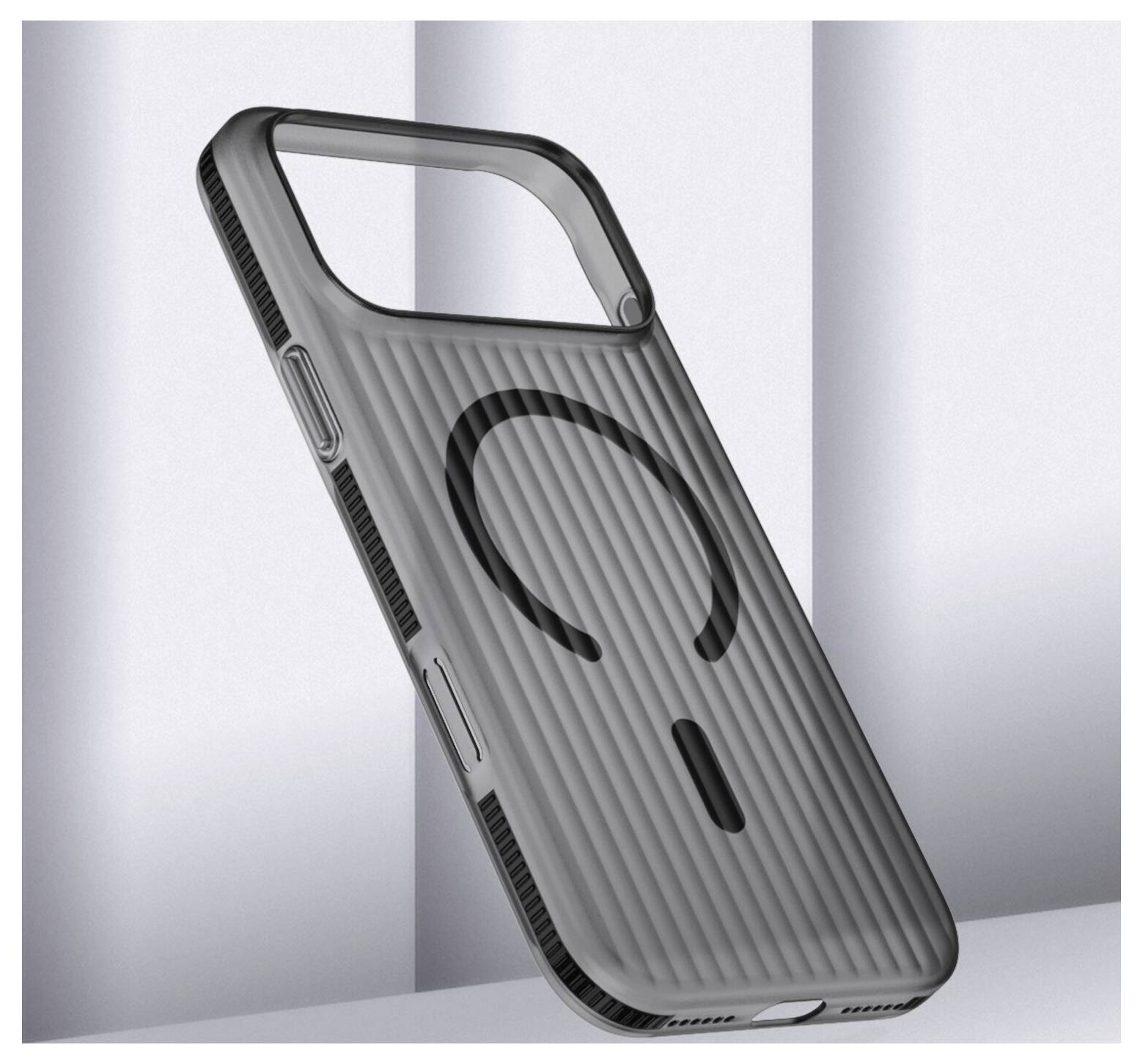 4Smarts Design Case Aero Backcover per cellulare Apple iPhone 18 Pro Max, iPhone 17 Pro Max Nero Carica induttiva 541914-5
