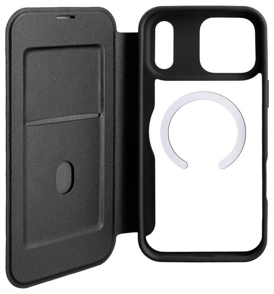 4Smarts Urban Pro Flipcase Custodia a libro Booklet Apple iPhone 18 Pro Max, iPhone 17 Pro Max Nero, Trasparente Carica -3