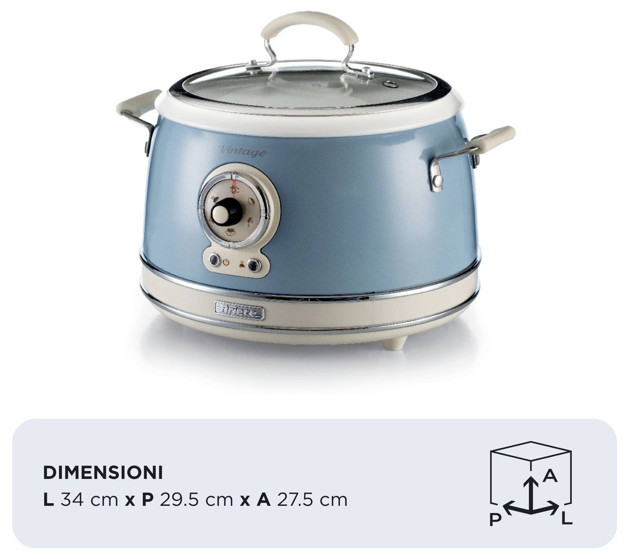 Ariete 00C290405AR0 Multifunzione Azzurro-6