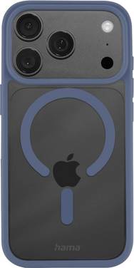 Hama Frame Protect Cover Apple iPhone 17 Pro, iPhone 18 Pro Blu, Trasparente  232451