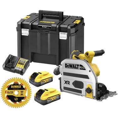 DEWALT DCS525H2T Sega circolare da tavolo a batteria   brushless  18 V 5 Ah