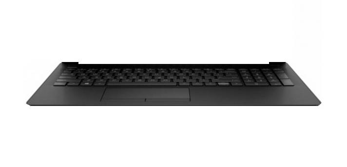 HP L20387-071 Parte inferiore dell'alloggiamento+tastiera Nero 1 pz.