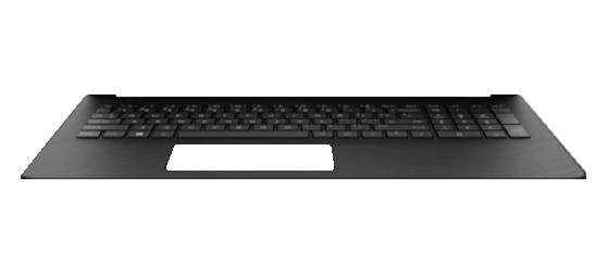 HP L24637-B31 Parte inferiore dell'alloggiamento+tastiera Grigio, Argento 1 pz.
