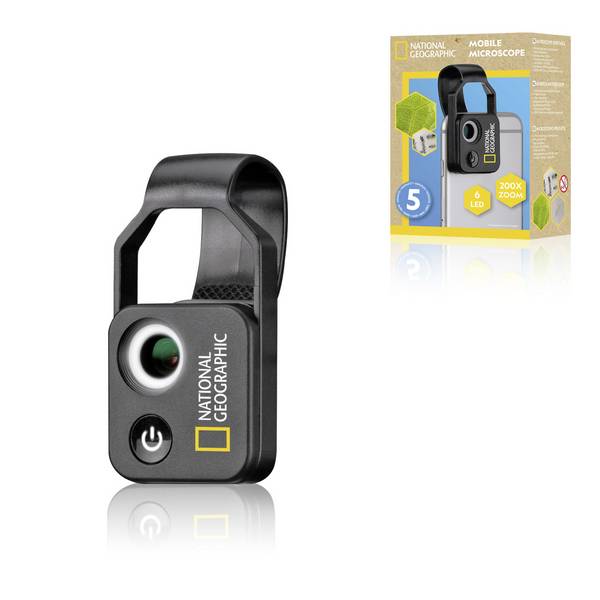 National Geographic 10025  #####Handy-Mikroskop  200 x Luce riflessa
