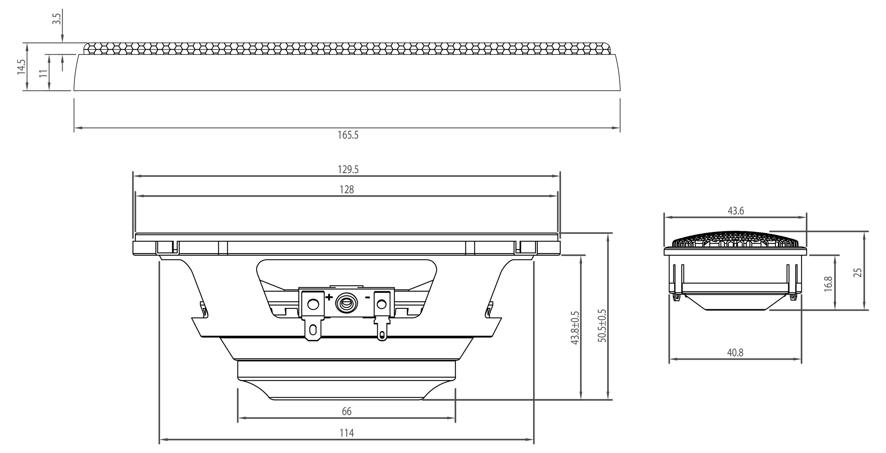 Blaupunkt Classic 130 Cs Altoparlante coassiale da incasso a 2 vie 100 W Contenuto: 2 pz.-6