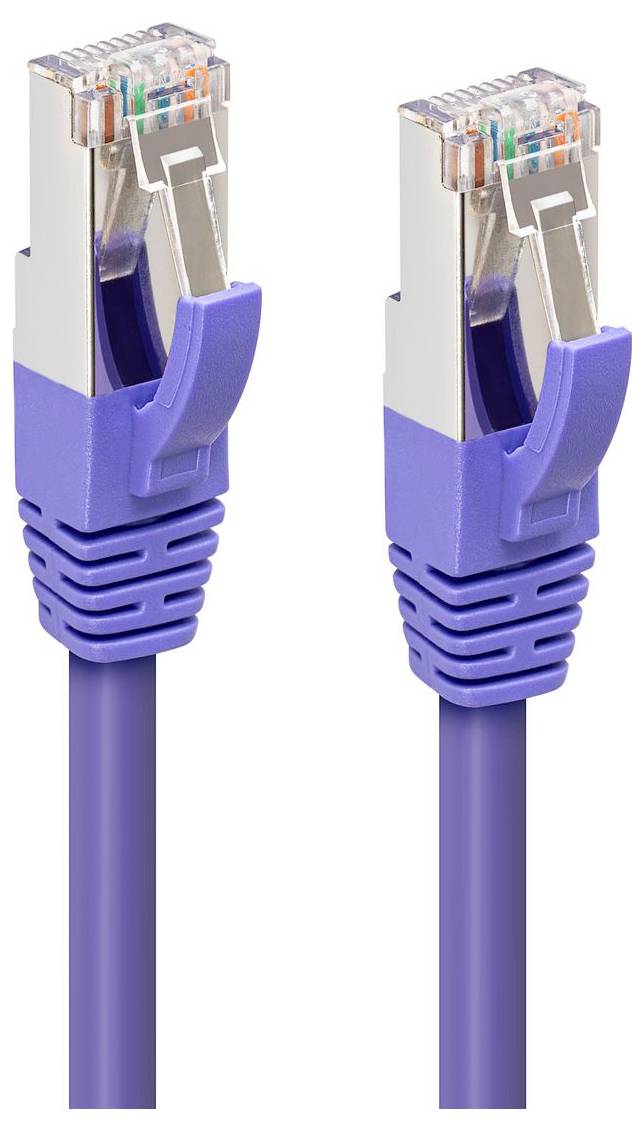 MicroConnect MC-SFTP6A015P RJ45 Cavo di rete, cavo patch 1.5 m Violetto 1 pz.-1