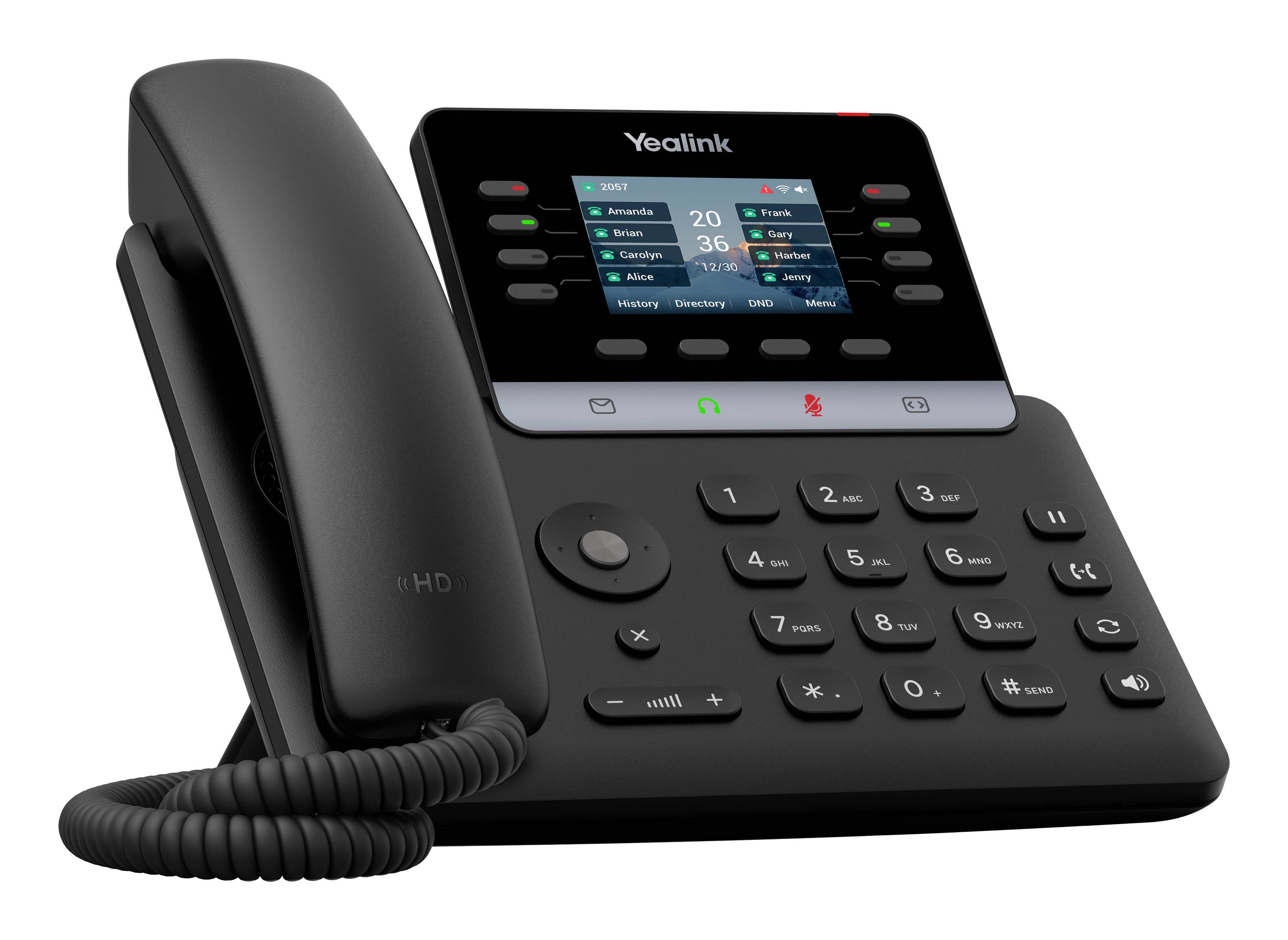 Yealink SIP-T73W Sistema telefonico VoIP Nero-1