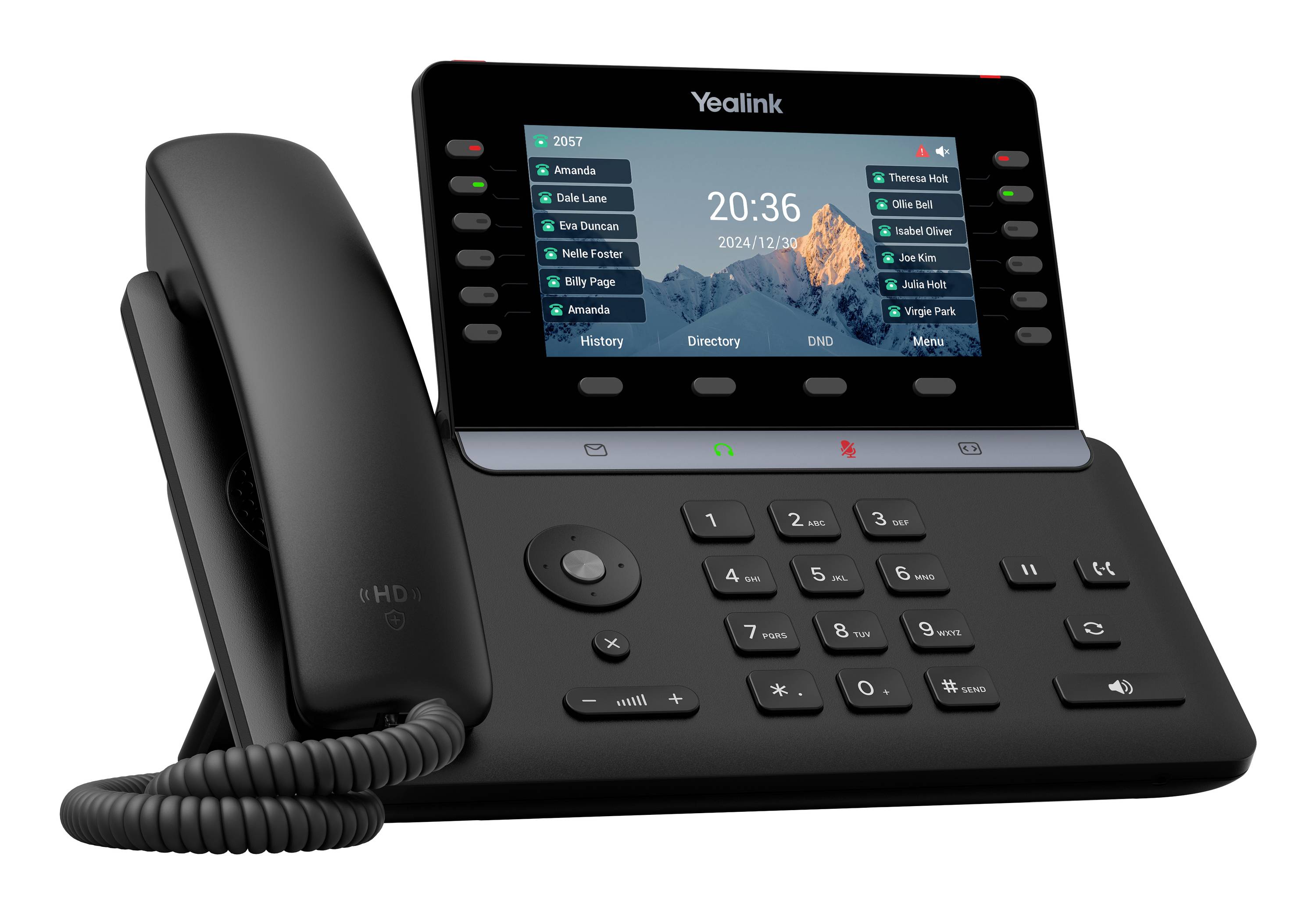 Yealink SIP-T85W Sistema telefonico VoIP Nero-1