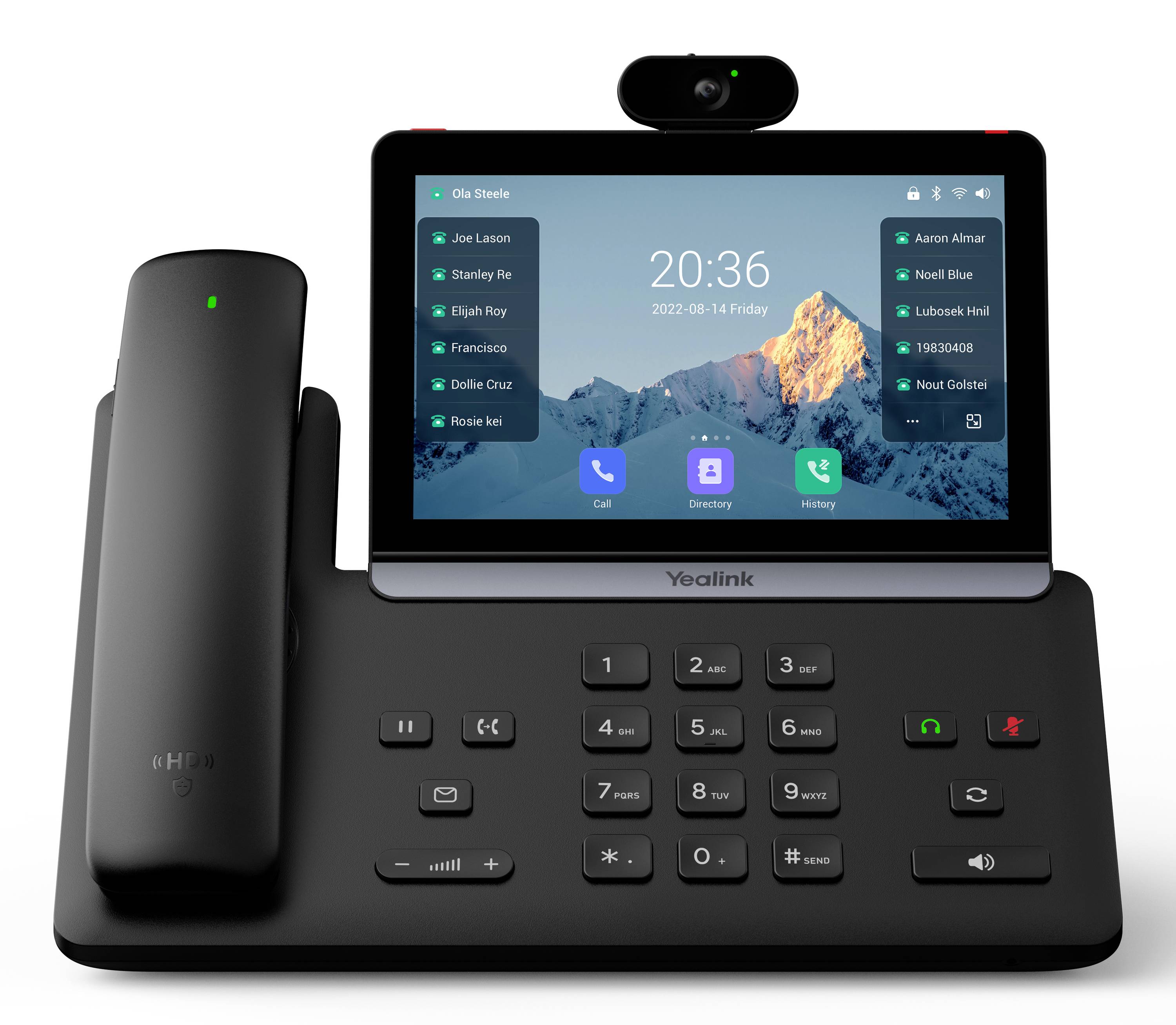 Yealink SIP-T88V Pro Sistema telefonico VoIP Nero-0