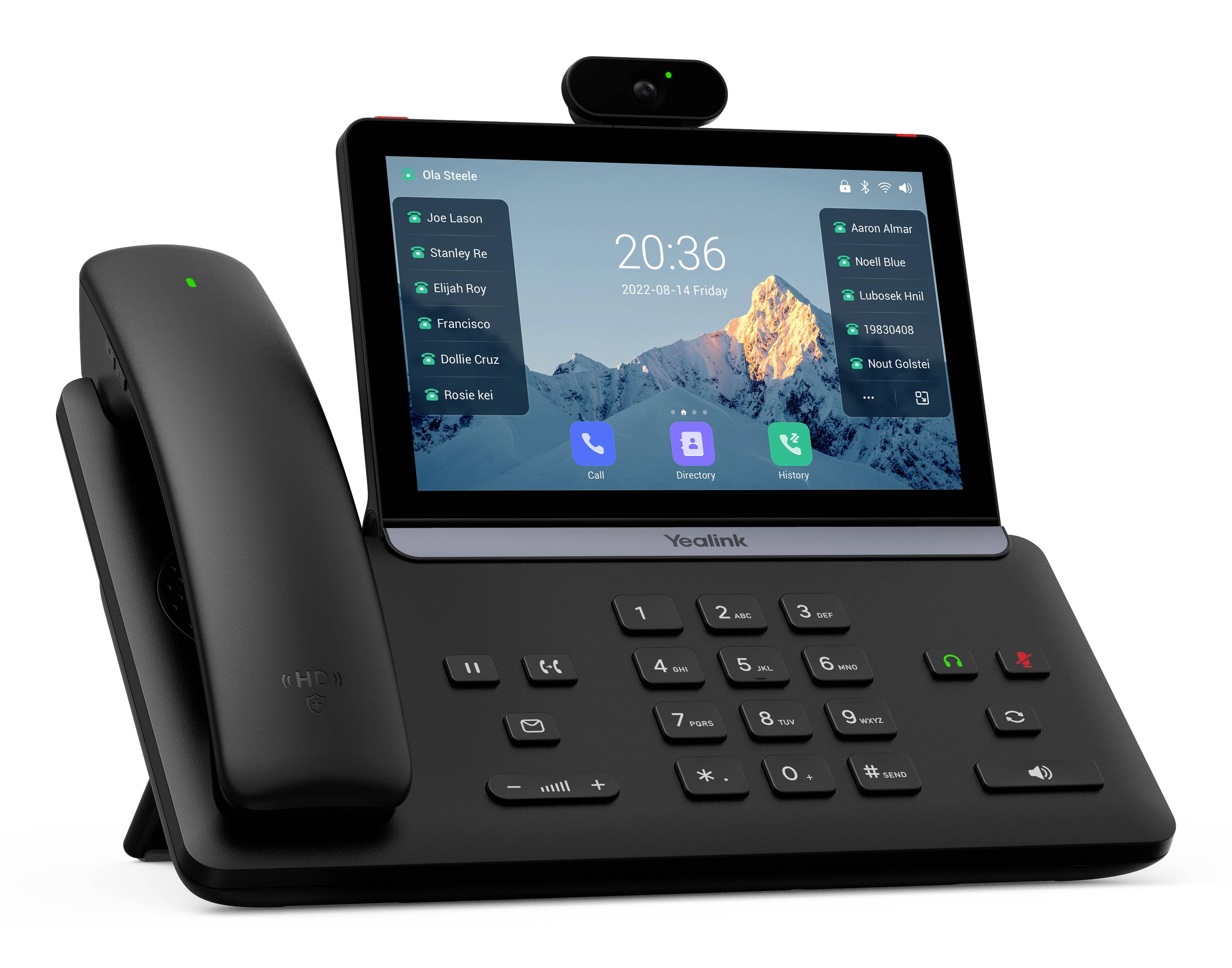 Yealink SIP-T88V Pro Sistema telefonico VoIP Nero-1