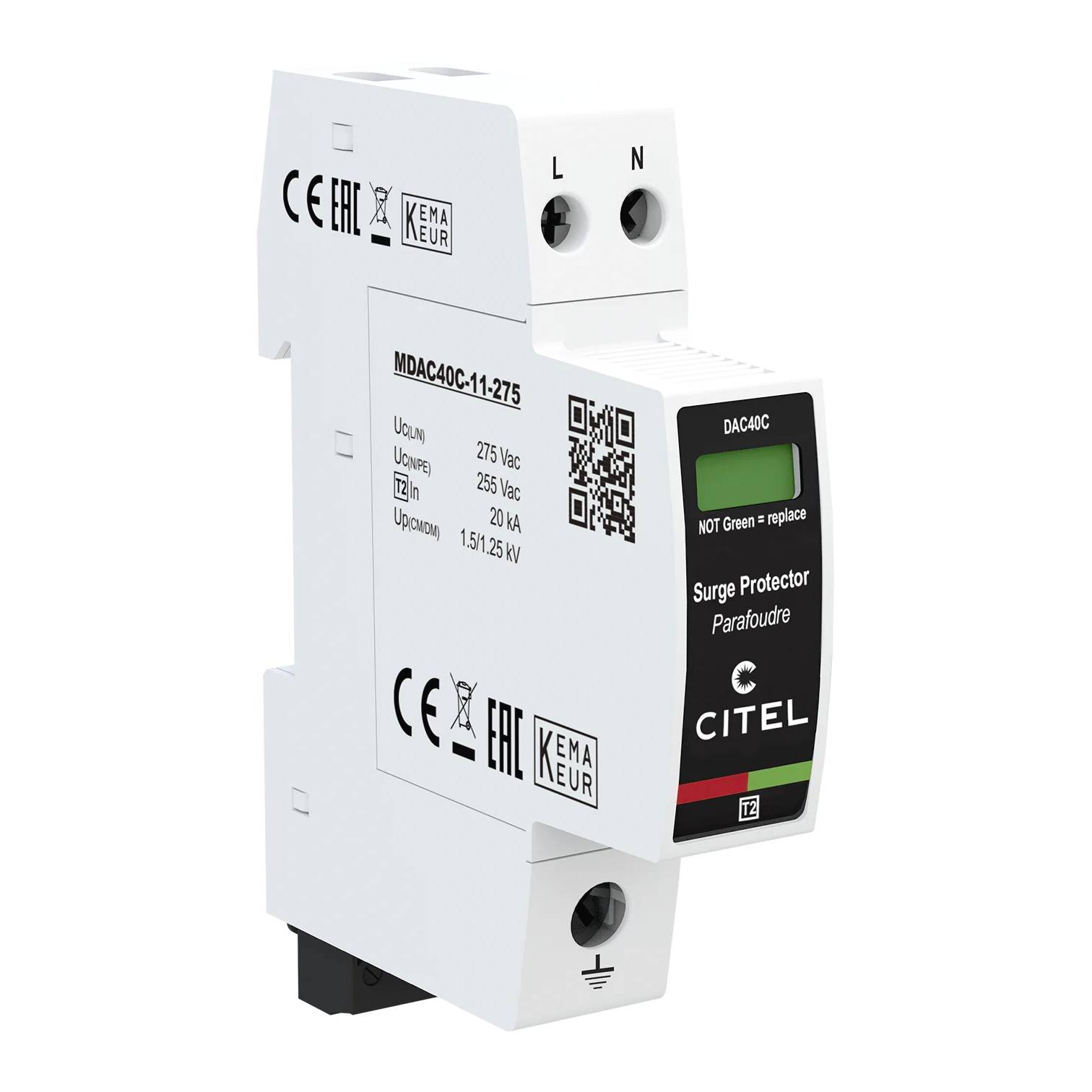 Citel DAC40CS-11-275 Modulo protezione da sovratensioni 1 pz.