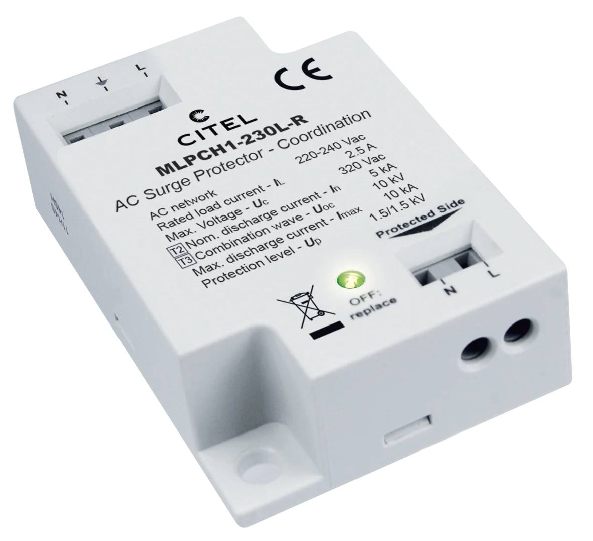 Citel MLPCH1-230L-R Modulo protezione da sovratensioni 1 pz.