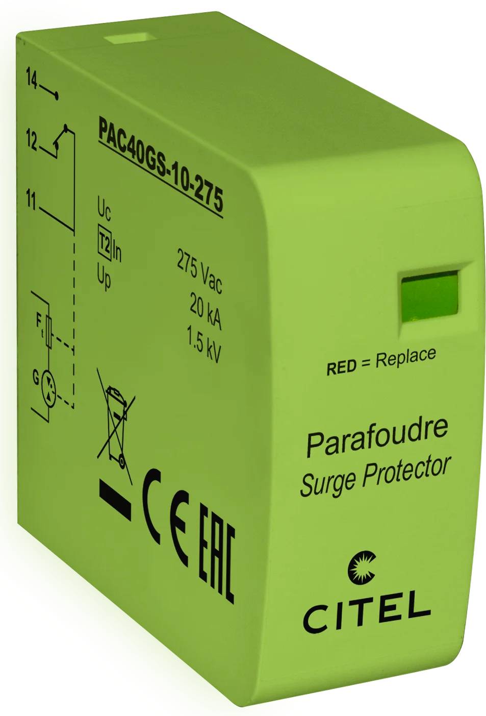 Citel PAC40GS-10-275 Modulo protezione da sovratensioni 1 pz.