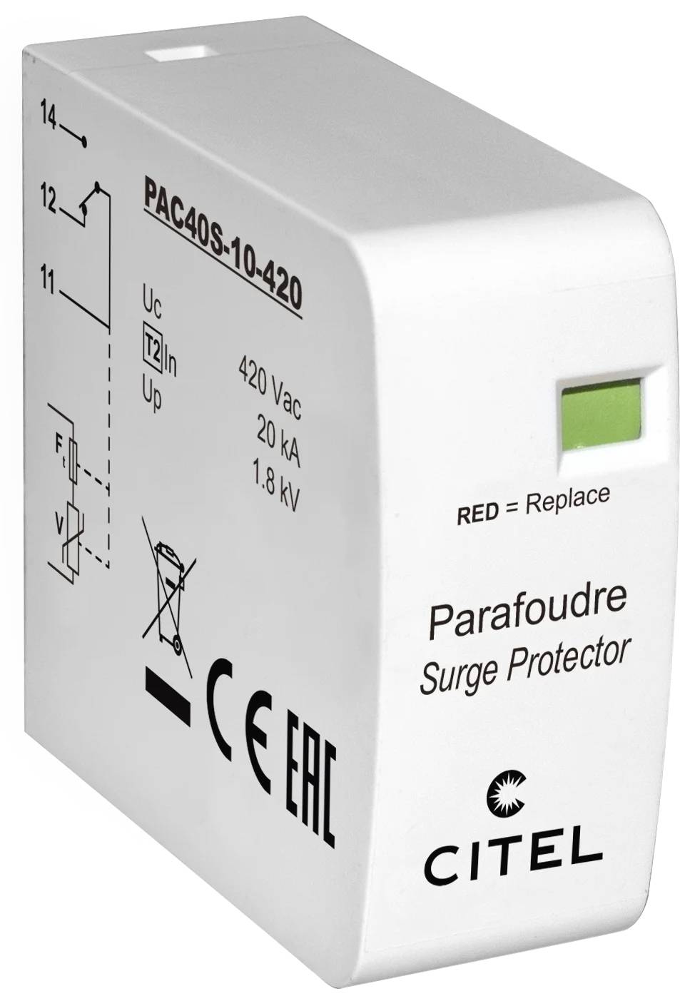 Citel PAC40S-10-420 Modulo protezione da sovratensioni 1 pz.