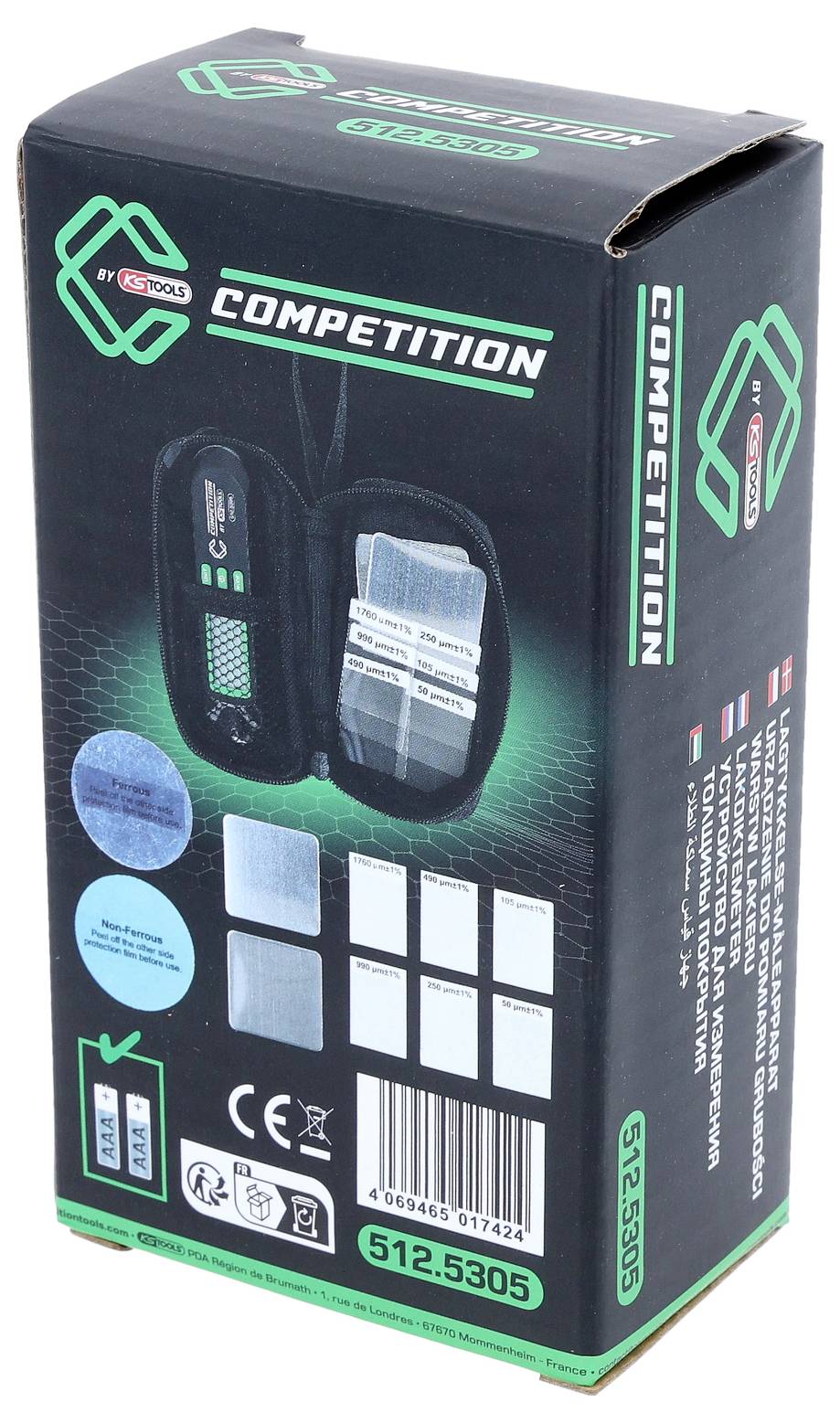 KS Tools COMPETITION Misuratore spessore rivestimento 0 - 1000 µm-2