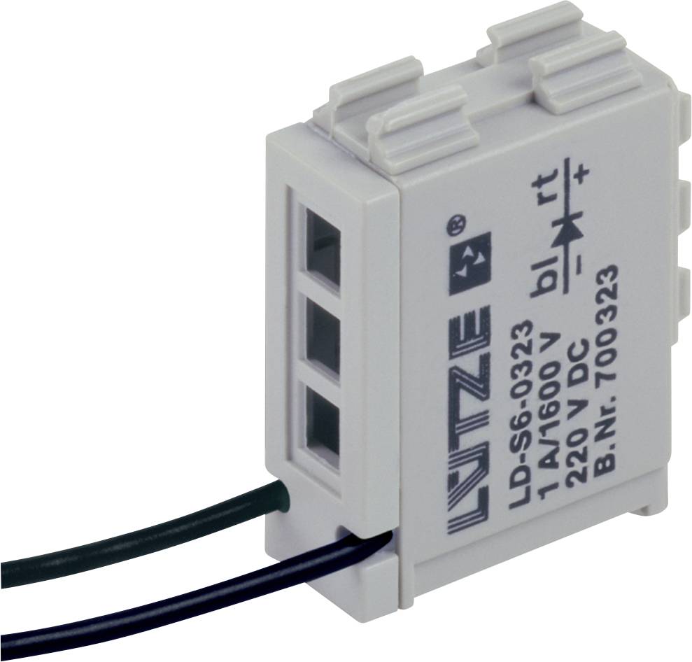 Lütze 700324 LV-S6-0324 AC/DC 24V 200VA Modulo soppressione interruttori 1 pz.
