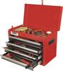 Brüder Mannesmann 28261 Cassetta porta utensili con contenuto Rosso