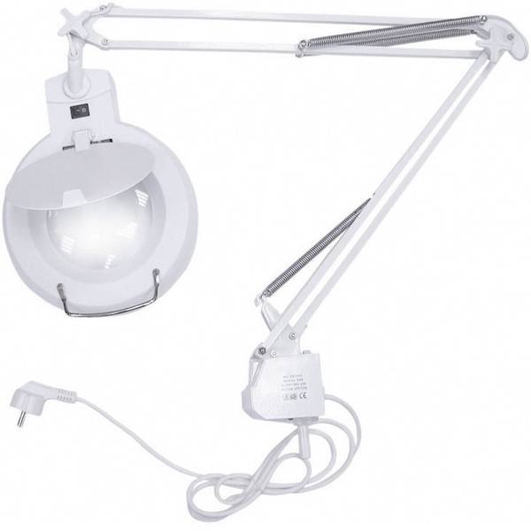 Lampade tecniche e lenti da laboratorio - Velleman VTLAMP2WN8 Lampada da tavolo con lente Fattore di ingrandimento: 3x (8 diottrie) Diametro lente obiettivo: 120 - Lampade tecniche e lenti da laboratorio - Velleman VTLAMP2WN8 Lampada da tavolo con lente Fattore di ingrandimento: 3x (8 diottrie) Diametro lente obiettivo: 120 -