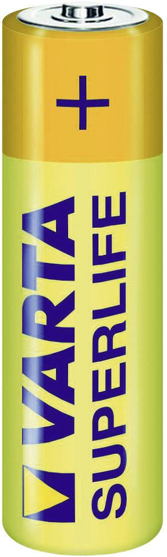 4 X Varta Super Heavy Duty Batterie Stilo Aa Zinco-carbone R6p 1.5v 2006-0