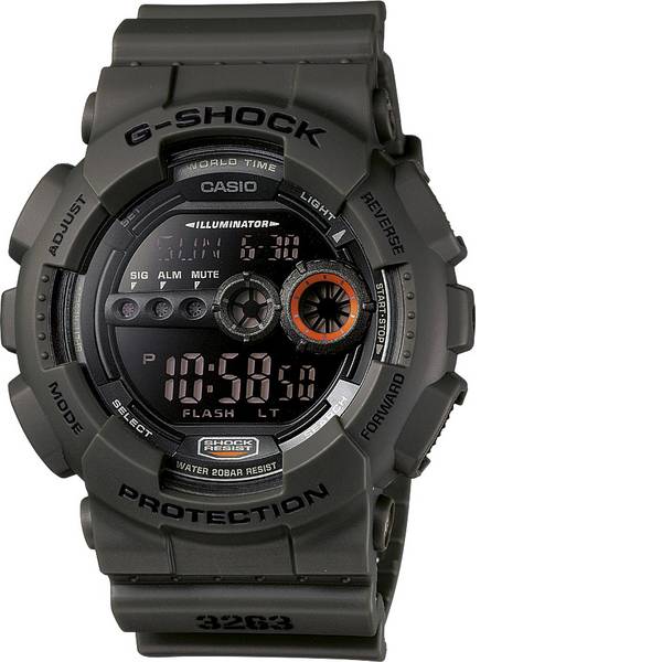 Orologi da polso - Casio Orologio da polso GD-100MS-3ER (L x A) 51.2 mm x 55 mm Verde Materiale cassa=Resina Materiale - Orologi da polso - Casio Orologio da polso GD-100MS-3ER (L x A) 51.2 mm x 55 mm Verde Materiale cassa=Resina Materiale -
