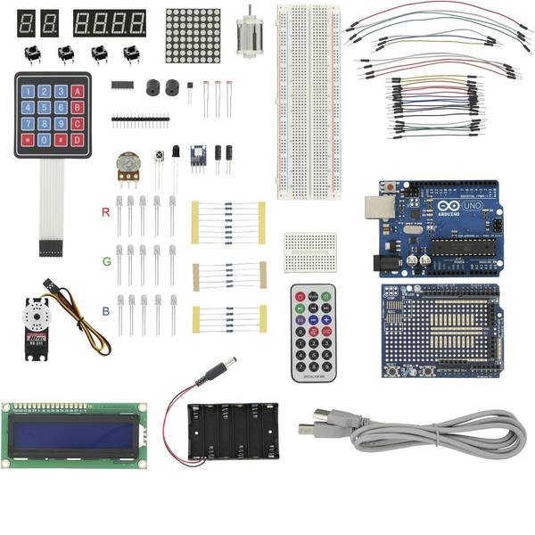 Kit e schede microcontroller MCU - Starter KIT V2 K000007-V2 starter kit arduino uno rev 3 - Kit e schede microcontroller MCU - Starter KIT V2 K000007-V2 starter kit arduino uno rev 3 -