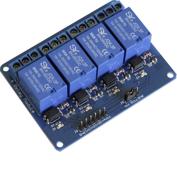 Shield e moduli aggiuntivi HAT per Arduino - Modulo relč scheda a 4 vie SEEIT Adatto per (scheda): Arduino, Raspberry Pi, pcDuino - Shield e moduli aggiuntivi HAT per Arduino - Modulo relč scheda a 4 vie SEEIT Adatto per (scheda): Arduino, Raspberry Pi, pcDuino -