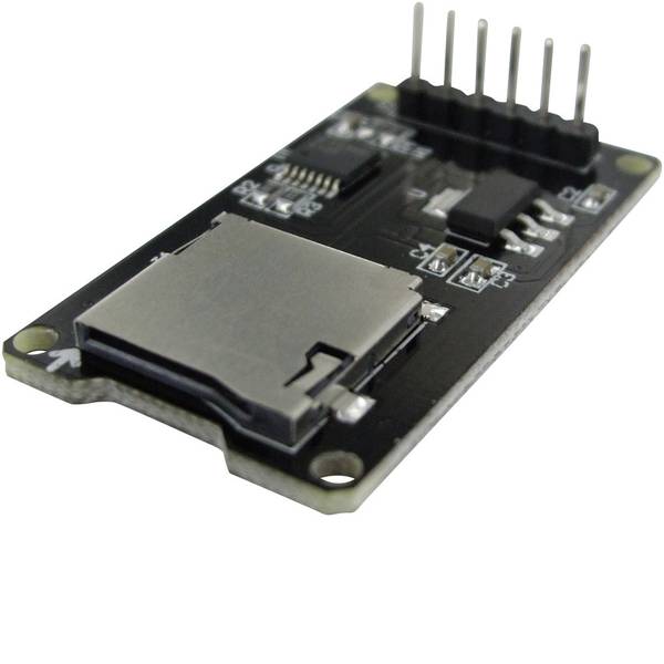 Moduli e schede Breakout per schede di sviluppo - SMTMICROSD Modulo microSD 1 pz. Adatto per: Arduino - Moduli e schede Breakout per schede di sviluppo - SMTMICROSD Modulo microSD 1 pz. Adatto per: Arduino -
