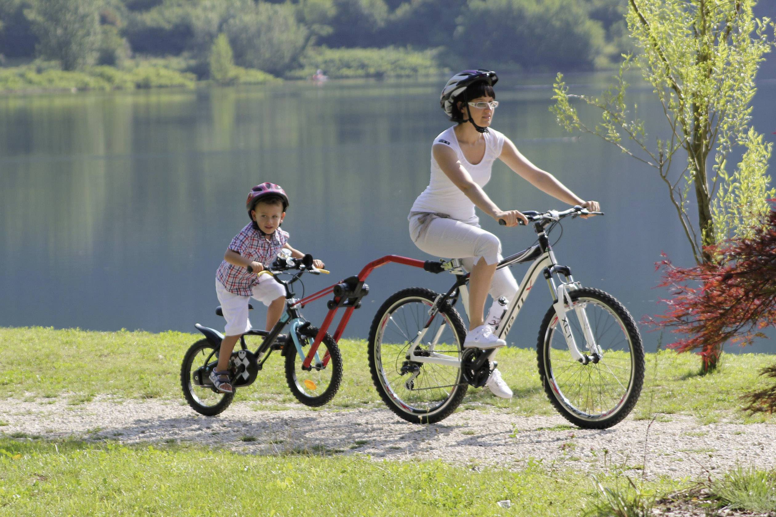 barra per trainare bicicletta bambini