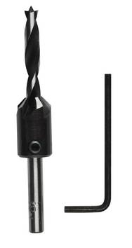Bosch Accessories 2609255216 Punta a spirale per legno  3 mm Lunghezza totale 60 mm Alberino cilindrico 1 pz.