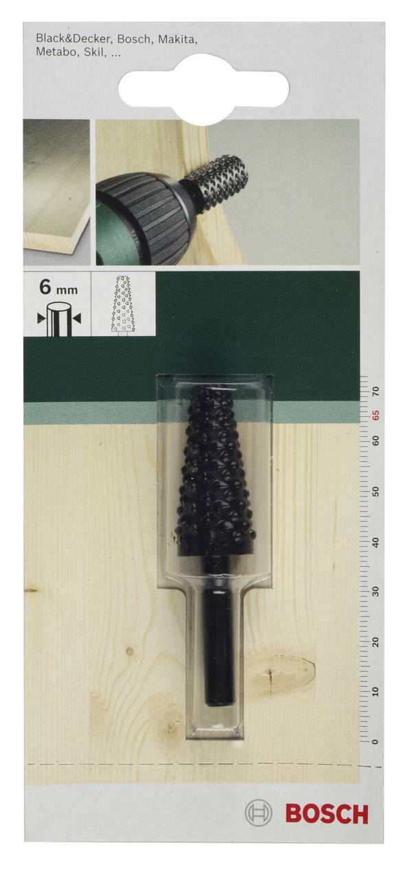 Bosch Accessories 2609255298 Raspa per legno, cilindrica     1 pz.