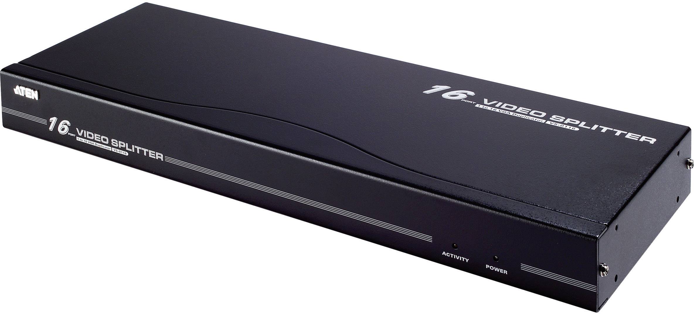 ATEN VS0116-AT-G 16 Porte Distributore, splitter VGA 1920 x 1440 Pixel Nero