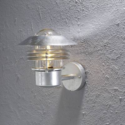 Konstsmide Modena 7302-320 Lampada da parete per esterno  Lampada a risparmio energetico, LED (monocolore) E27 60 W Zinc