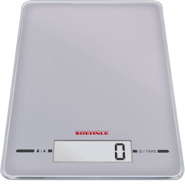 Bilance da cucina - Soehnle Page Evolution silver Bilancia da cucina digitale Portata max.=5 kg Argento - Bilance da cucina - Soehnle Page Evolution silver Bilancia da cucina digitale Portata max.=5 kg Argento -