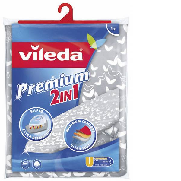 Assi da stiro e accessori per stirare - Copriasse Vileda 140511 1 pz. Grigio-Argento - Assi da stiro e accessori per stirare - Copriasse Vileda 140511 1 pz. Grigio-Argento -