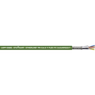'Iscrizione sul cavo: Lapp Kabel Stuttgart ETHERLINE PN CAT. 5 FLEX FC 22/1 AWG22 7'.