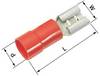 LAPP 63101040 Presa piatta Larghezza spina: 4.8 mm Spessore spina: 0.8 mm 180 ° Parzialmente isolato Rosso 100 pz.