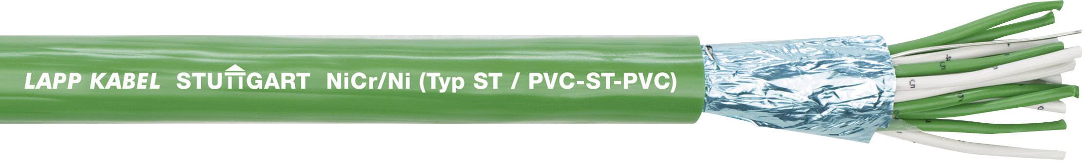 Cavo verde con testo bianco 'LAPP KABEL STUTTGART N(C)Y (Tipo ST / PVC-ST-PVC)'. La parte tagliata mostra il conduttore interno.