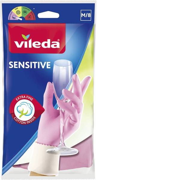 Pulizia della cucina e accessori - Guanto in gomma Vileda delicato/sensitive M 1 paio - Pulizia della cucina e accessori - Guanto in gomma Vileda delicato/sensitive M 1 paio -