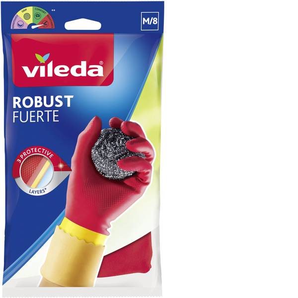 Pulizia della cucina e accessori - Guanto in gomma Vileda robusto/protection M 1 paio - Pulizia della cucina e accessori - Guanto in gomma Vileda robusto/protection M 1 paio -